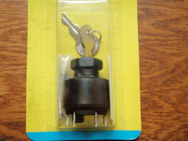 Key switch ignition outboard johnson evinrude push to choke omc 393301 boat part