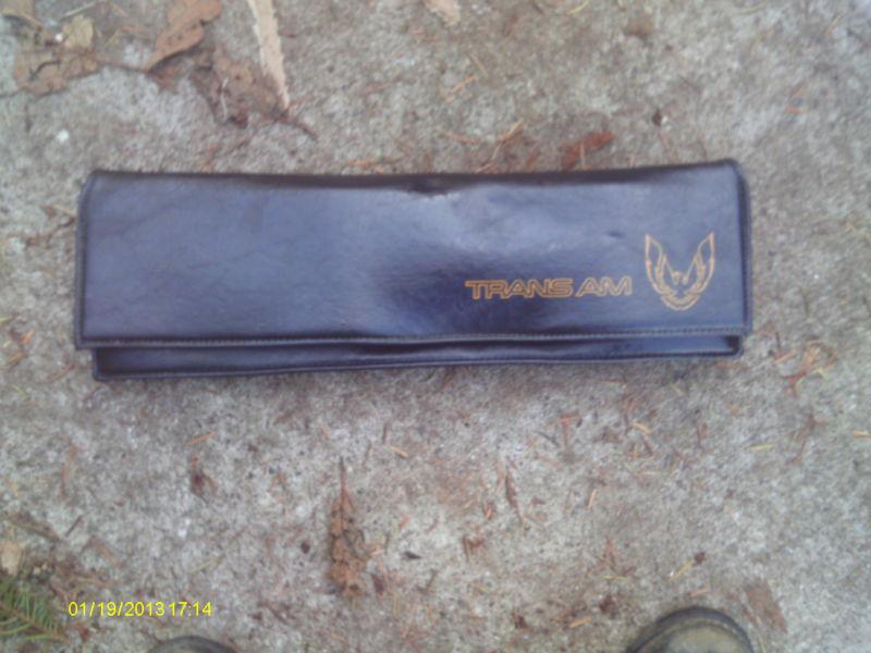Firebird 82-92 transam dash pouch glove compartment pocket map velcro