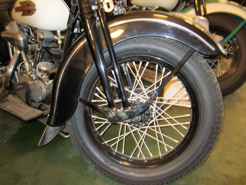 Harley knucklehead ul wl 45  front fender trim 1939 to 1948