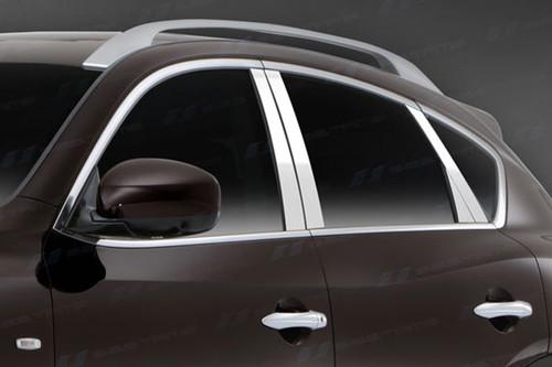 Ses trims ti-p-198brush 08-13 infiniti ex door pillar posts window covers trim