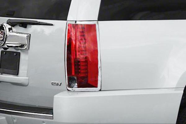 Ses trims ti-tl-132 cadillac escalade taillight bezels covers chrome ring trim