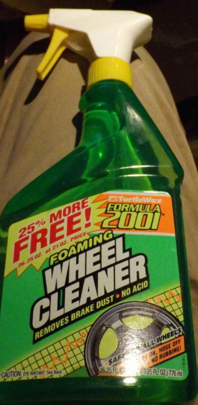*nwt*nos turtle wax formula 2001foaming wheel cleaner 26.25 oz spray bottle 1998