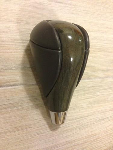 2006-2011 lexus es gs350/430 ultra sport pkg black/grey wood shift knob