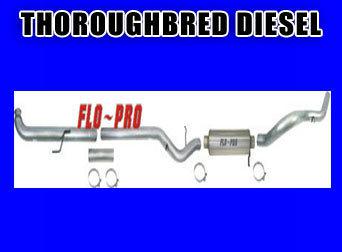  flo pro exhaust system 07.5-10 duramax lmm 5'' downpipe back  #634