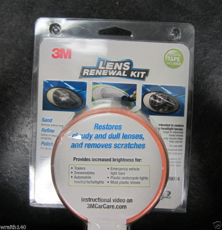 3m 39014 headlight lens renewal restoration kit new