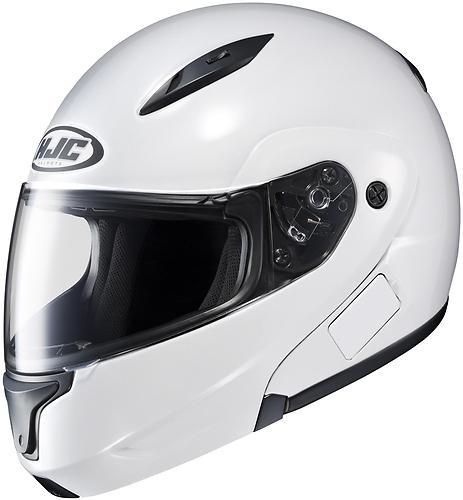 New hjc cl-max-2 solid modular adult helmet, gloss white, 2xl/xxl