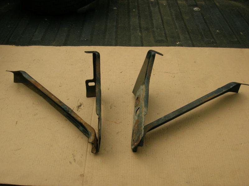 1965 ford fairlane front bumper brackets.set-4.2 need minor repair.solid.no rot.