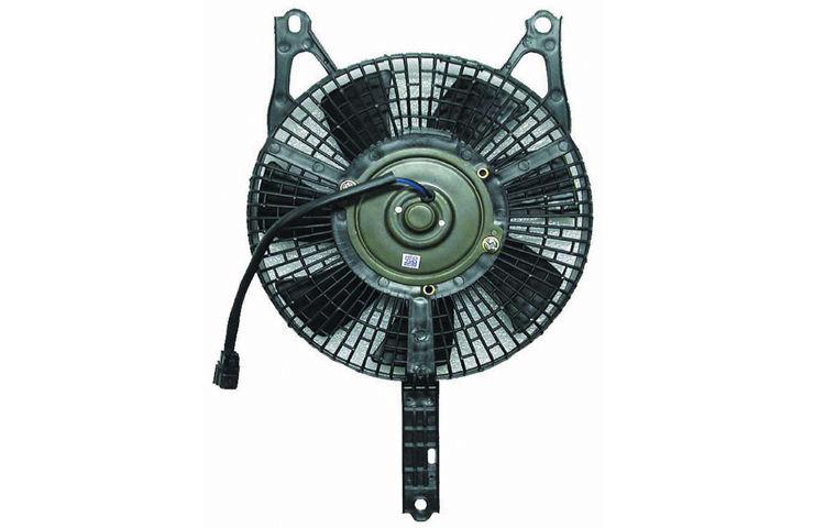 Ac condenser cooling fan assembly 1990-1995 mazda 323 protege 1.8l br7061710a