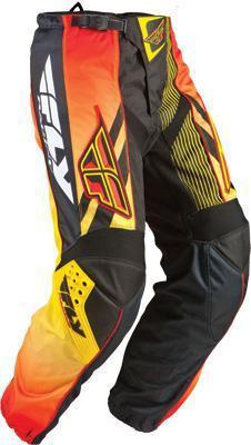 Fly racing f-16 motocross pants black orange yellow size us 28s