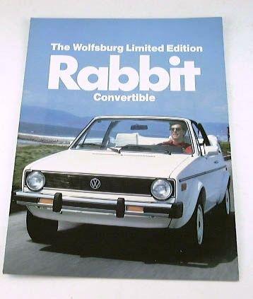 1983 83 vw volkswagen rabbit wolfsburg brochure