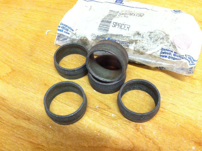 Bag of 5 genuine gm 9785792 differential crush sleeve spacers free shipping
