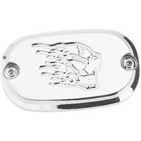 Chrome billet master cylinder cover hothead rear hd