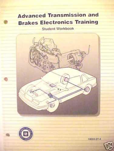 Advanced transmission + brake electronics training -hands-on gm training!  look
