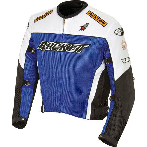 Blue/black/white xl joe rocket ufo 2.0 textile mesh jacket