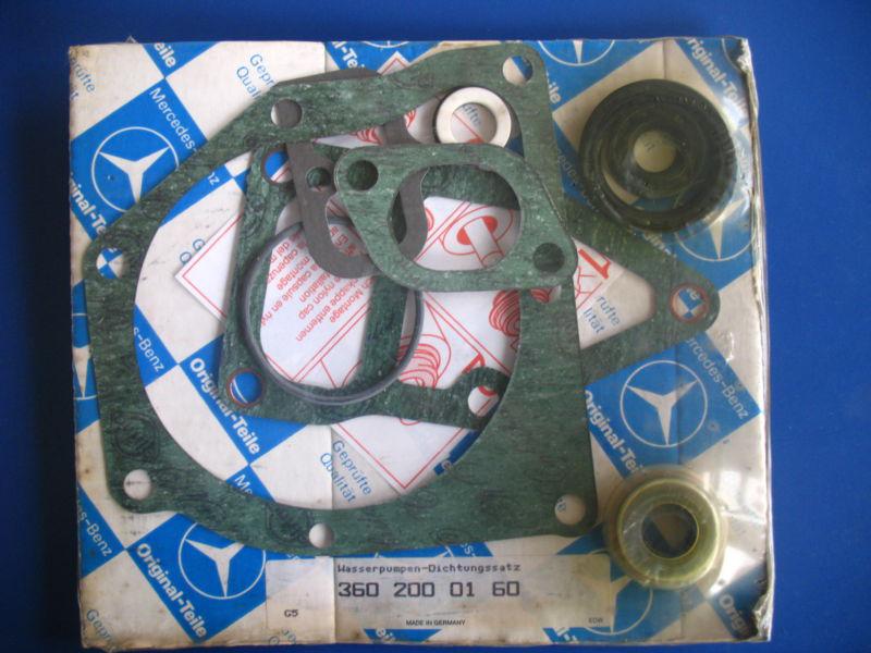 Mercedes benz om360 vintage truck water pump gasket kit oem nos om 360 engine