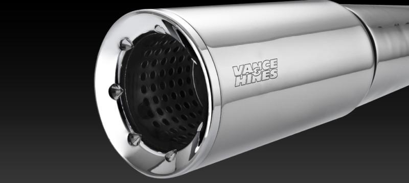 Vance & hines exhaust pro pipe chrome kawasaki vulcan 1700 voyager 2009-2011
