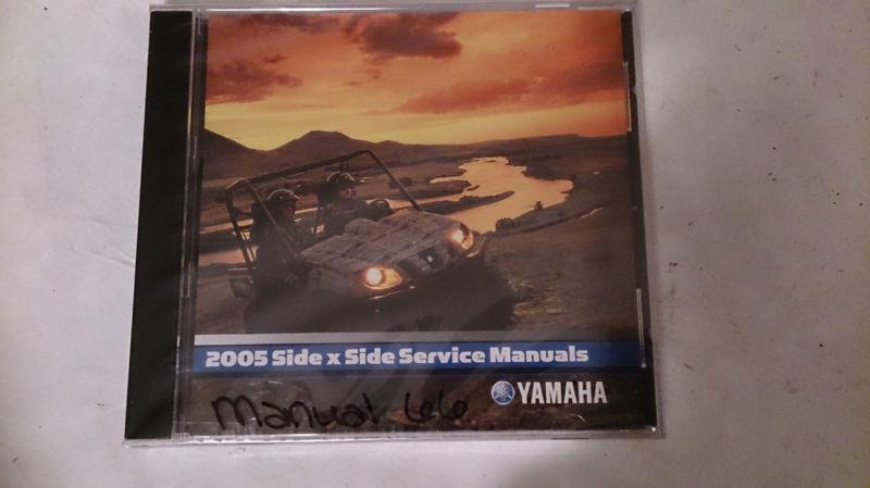 05 yamaha side x side pc disc service manual *new*