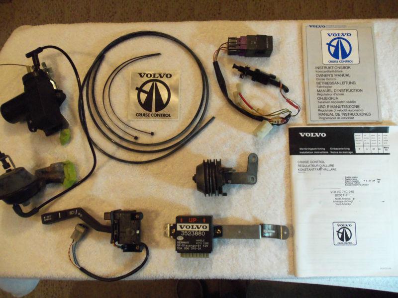 Volvo cruise control set 1985-1992 740 940 b230 f/ft auto trans. complete kit