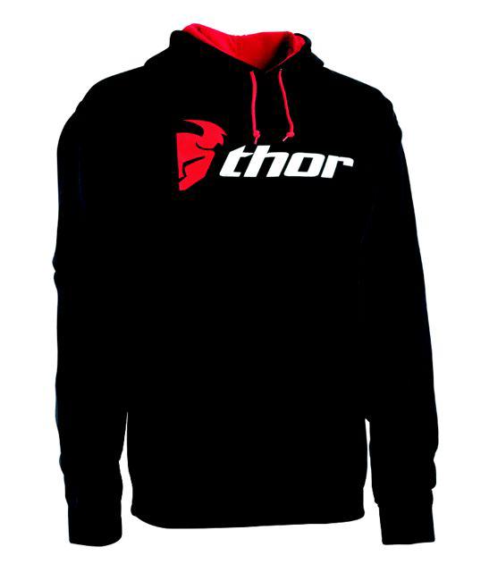 Thor 2013 hooked up black red hoody fleece sweat shirt s small new