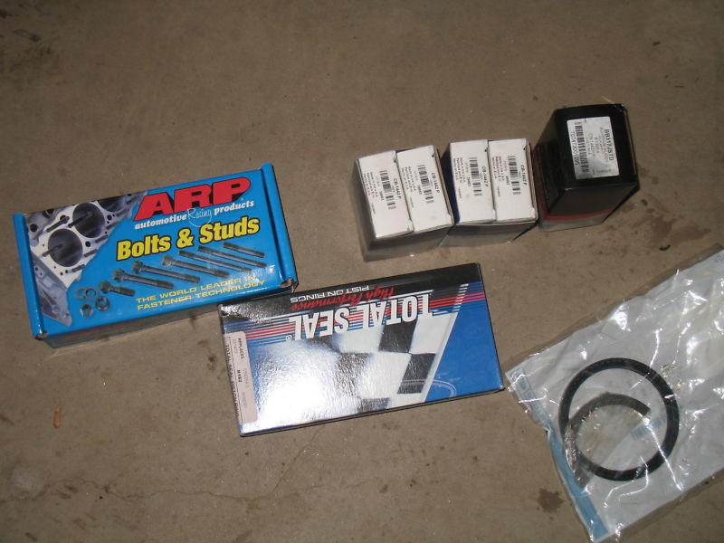 Arp main studs ford modular 4.6l & 5.4l 2 bolt main,total seal rings,rod bearing