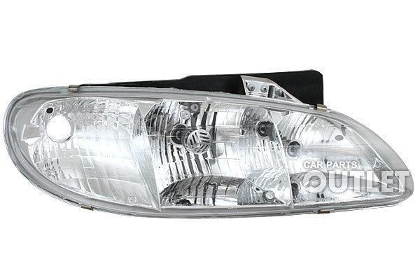 1996 1997 1998 pontiac grand am head light lamp assembly replacement new r/h