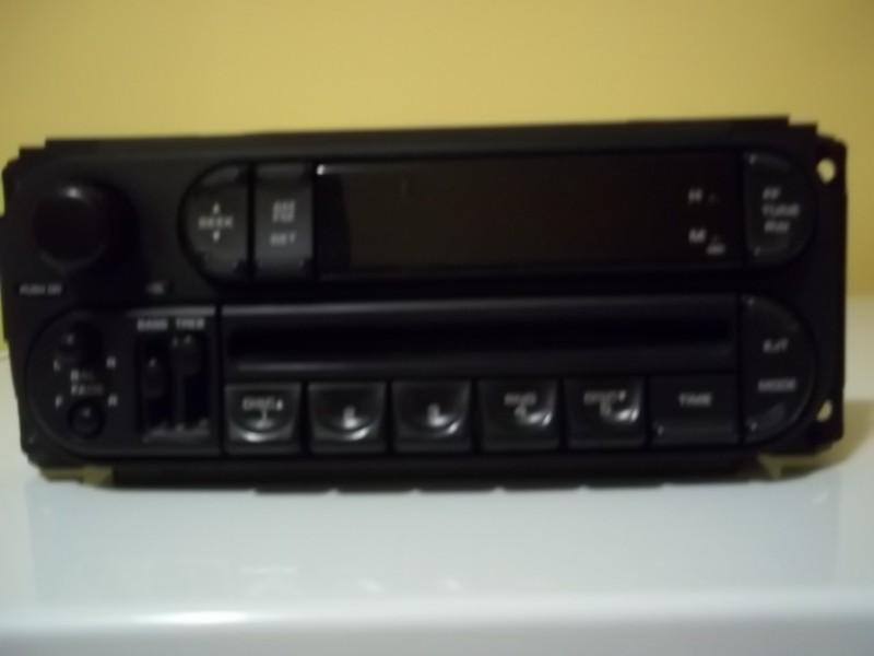 2002 - 2006 dodge chrysler jeep am fm stereo radio cd player rbk oem p05064354ai