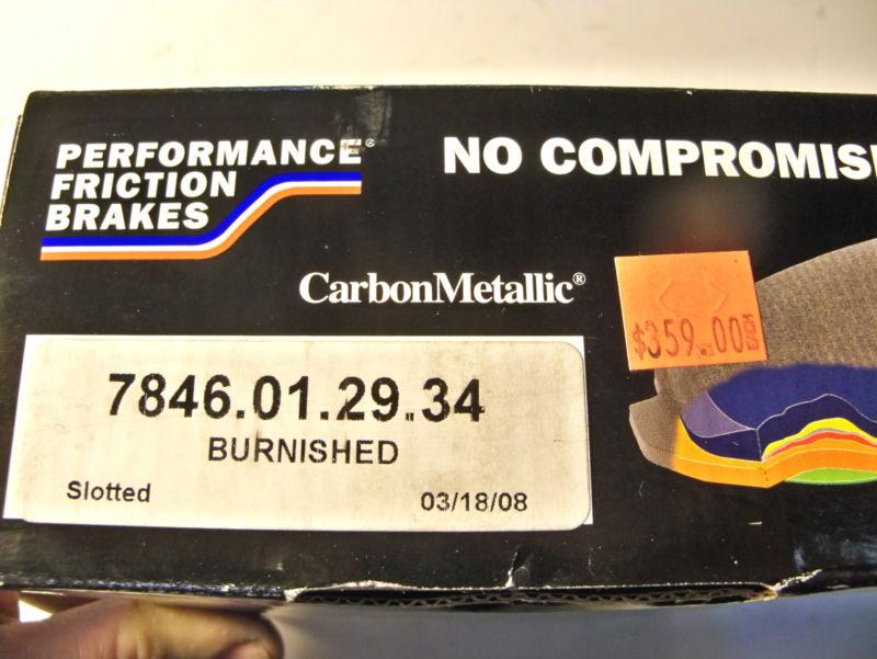 New  pfc (zr 36 calipers) front brake pads pfc 7846-01-29  nascar arca