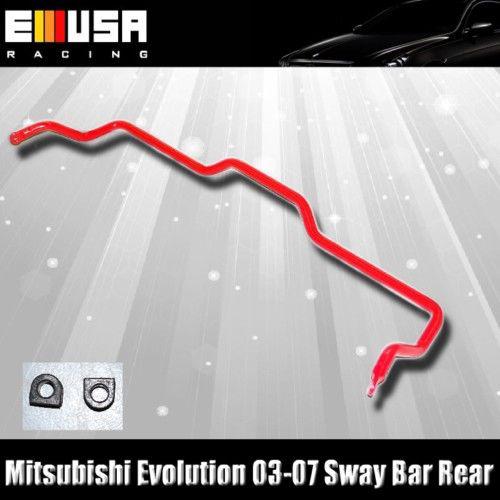 03 04 05 06 07 mitsubishi evolution sway bar rear 23mm @@