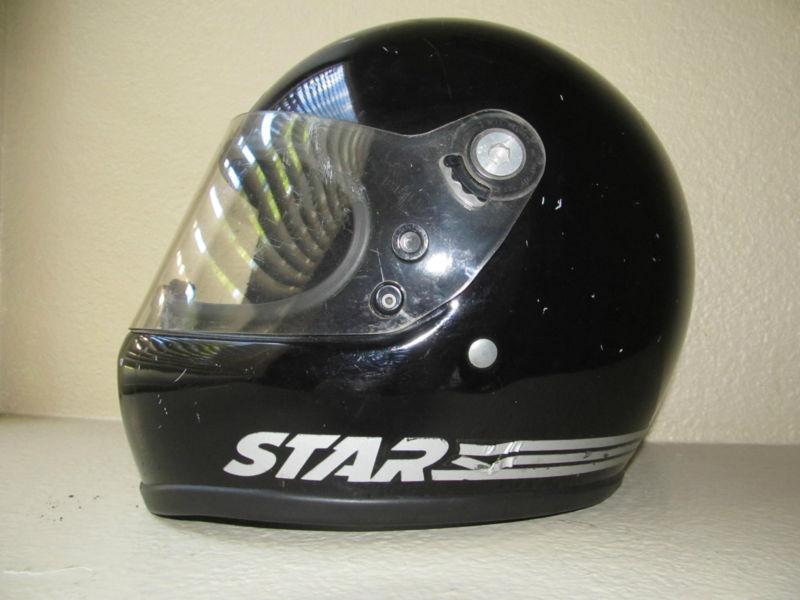 Vintage bell star motorcycle helmet size 7 (56cm)