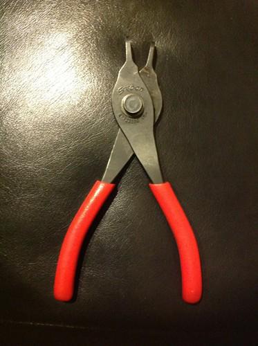 Snap on pliers