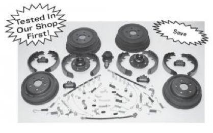 1965 1966 1967 mustang v8 front and rear drum brakes complete rebuild kit