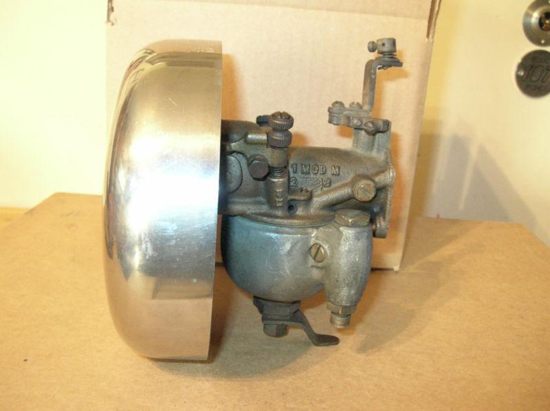 Harley servi car linkert carburetor original oem m-18 w/air cleaner 45 1949-58 