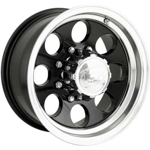16x8 black alloy ion style 171  5x135 -5 wheels nitto dune grappler lt285/75r16