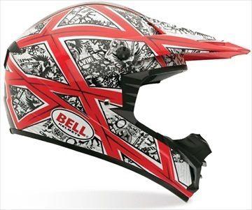 Bell sx-1 rocker red motocross helmet x-small