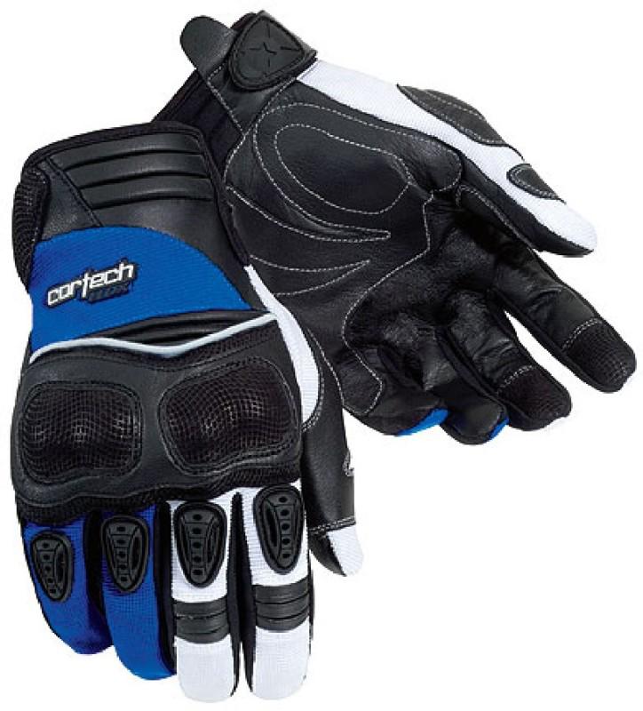 Mens blue cortech hdx motorcycle riding  glove s small