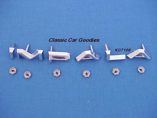 1965-1966 chevy impala chrome letter set (1) emblems