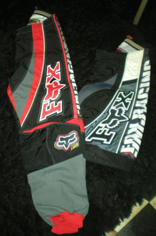 Fox racing 180 motocross pants & 360 shorts, 2 pair, size 30, offroad dirtbike