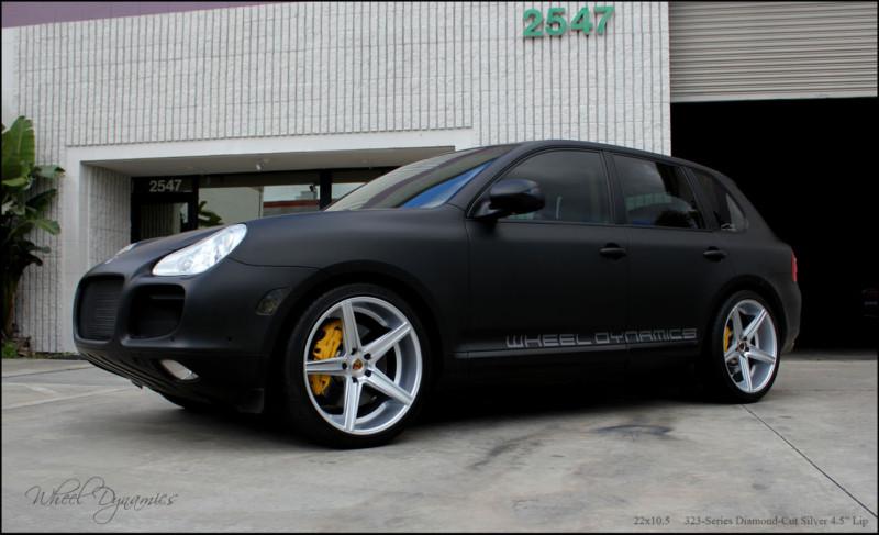 22" race inc wheels set for porsche cayenne rims 22x10.5 front and rears