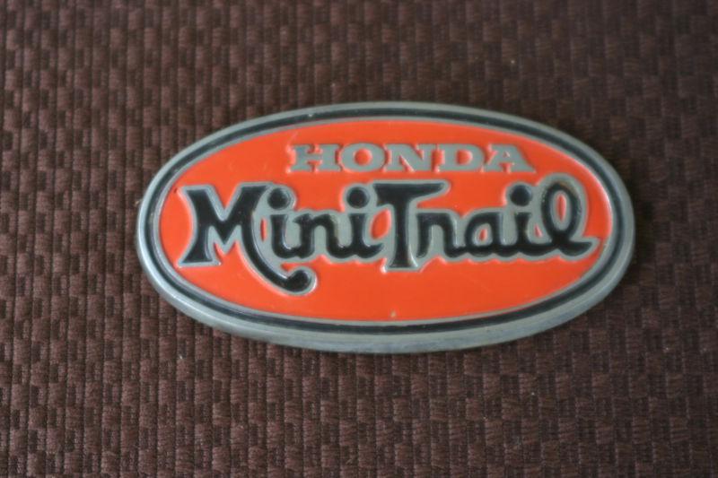 "vintage" gas tank emblem for your 1970/71 honda z50 mini-trail....(#2)