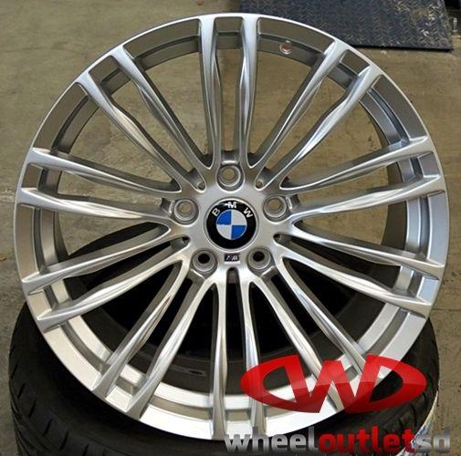 19" silver bmw style 3 series 328 330 335  m3 m5 style sport  wheels w/ tires!  