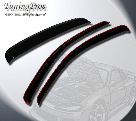 Dodge ram 2500 2drs 1994-2001 3pc wind deflector in-channel visors & sunroof