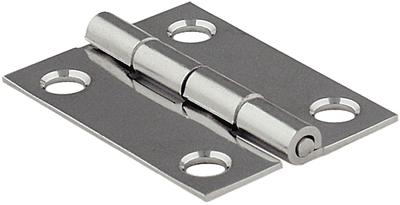 Stainless steel butt hinges pair 1-1/2 x 2" boat marine