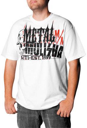 Msr metal mulisha composite white small t-shirt msr casual tee shirt sml sm