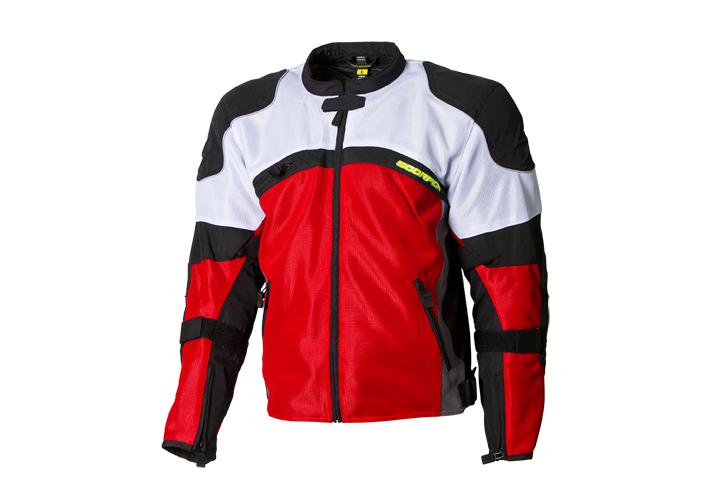 Scorpion ventech ii 2 red medium textile motorcycle jacket new 2013 med md m