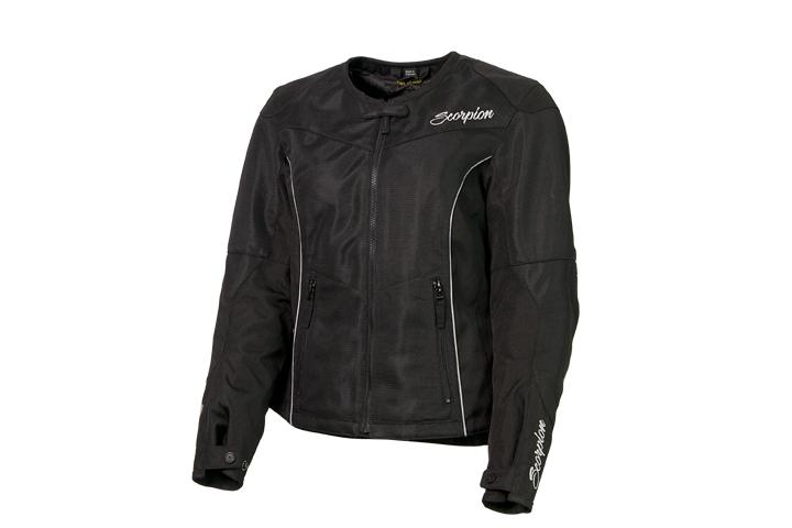 Scorpion verano black small textile motorcycle womens jacket sml sm s