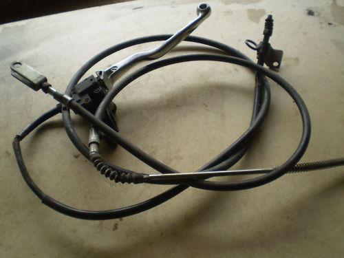 1985 kawasaki 450.left-side clutch and cables assembly