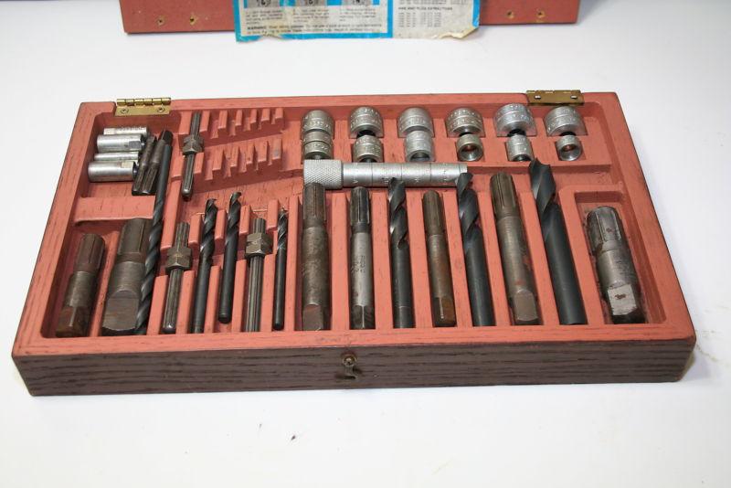Blue point e1025 ridgid model 25 screw pipe extractor set used missing  parts