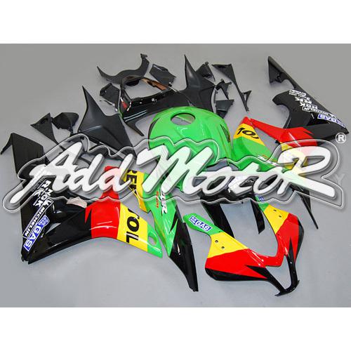 Injection molded fit 2007 2008 cbr600rr 07 08 repsol green fairing 67n41