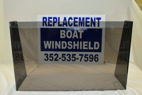 27 &#034;  id wide center or side boat windshield,  low profile