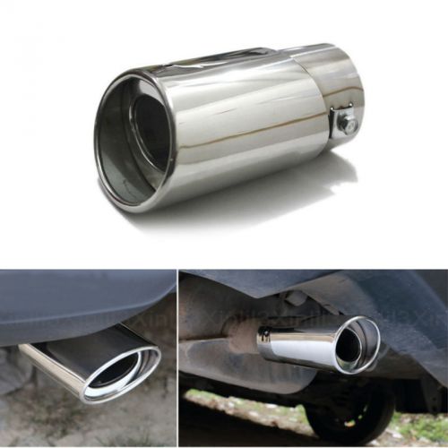 Car suv stainless steel tail throat truck exhaust pipes trim tips muffler pipe